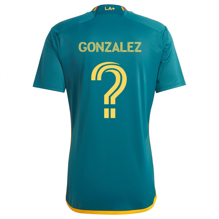 Kinder Miguel Gonzalez #0 Grün Gelb Auswärtstrikot Trikot 2024/25 T-Shirt Österreich