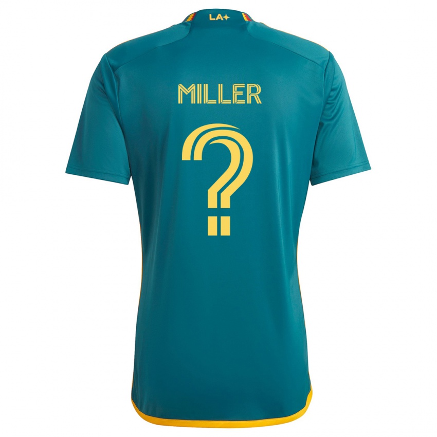 Kinder Harbor Miller #0 Grün Gelb Auswärtstrikot Trikot 2024/25 T-Shirt Österreich