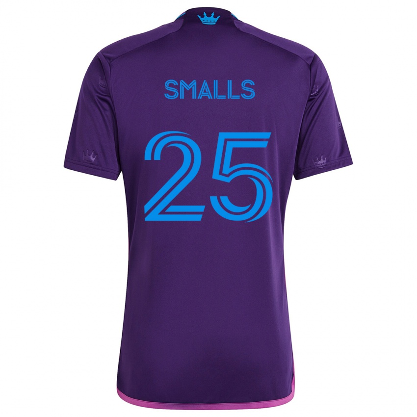 Kinder Tyger Smalls #25 Lila-Blau Auswärtstrikot Trikot 2024/25 T-Shirt Österreich