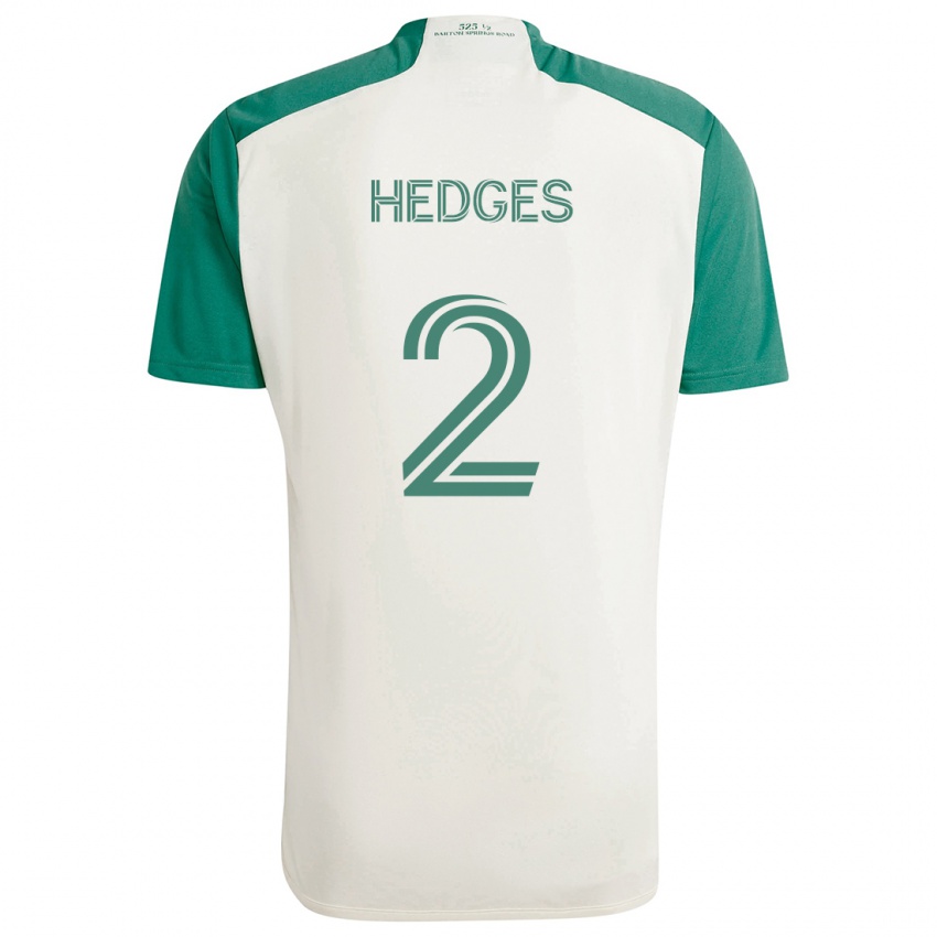 Kinder Matt Hedges #2 Braune Farben Grün Auswärtstrikot Trikot 2024/25 T-Shirt Österreich