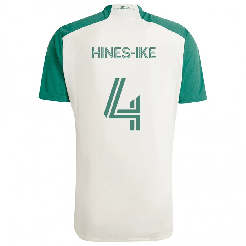 Kinder Brendan Hines-Ike #4 Braune Farben Grün Auswärtstrikot Trikot 2024/25 T-Shirt Österreich