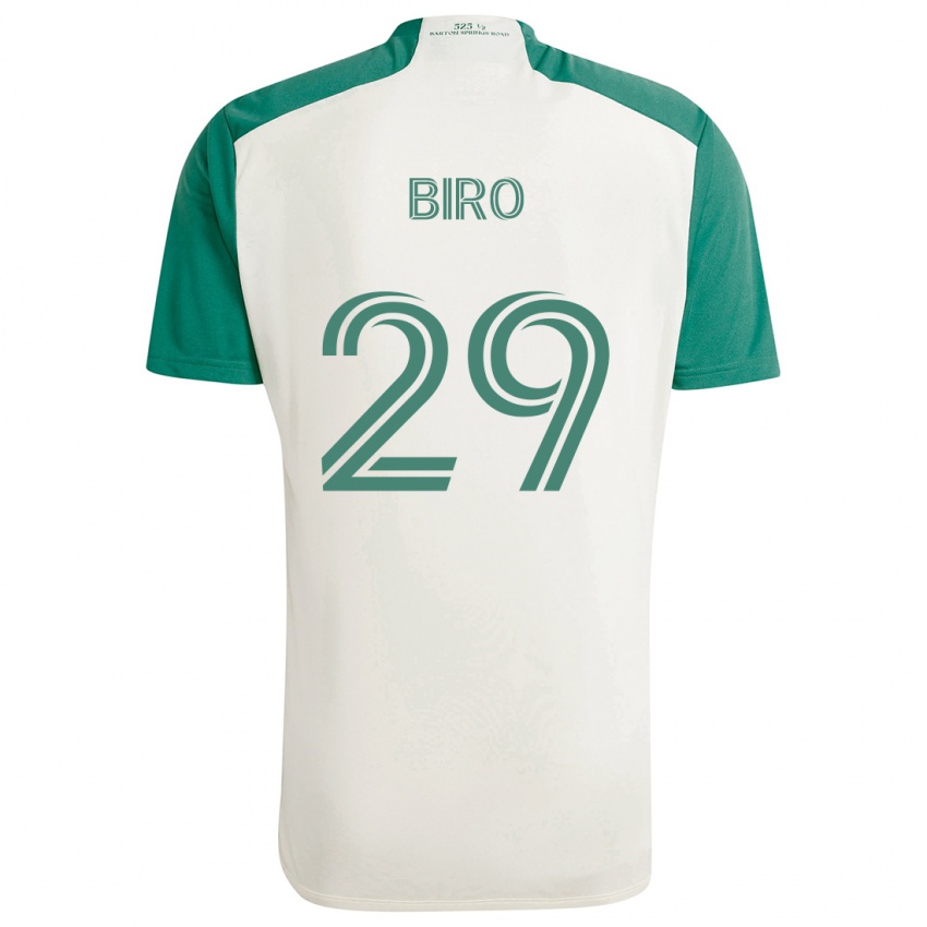 Kinder Guilherme Biro #29 Braune Farben Grün Auswärtstrikot Trikot 2024/25 T-Shirt Österreich