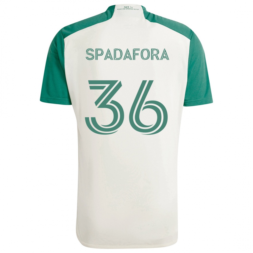 Kinder Luke Spadafora #36 Braune Farben Grün Auswärtstrikot Trikot 2024/25 T-Shirt Österreich