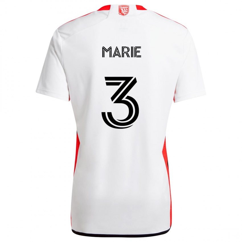 Kinder Paul Marie #3 Weiß Rot Auswärtstrikot Trikot 2024/25 T-Shirt Österreich