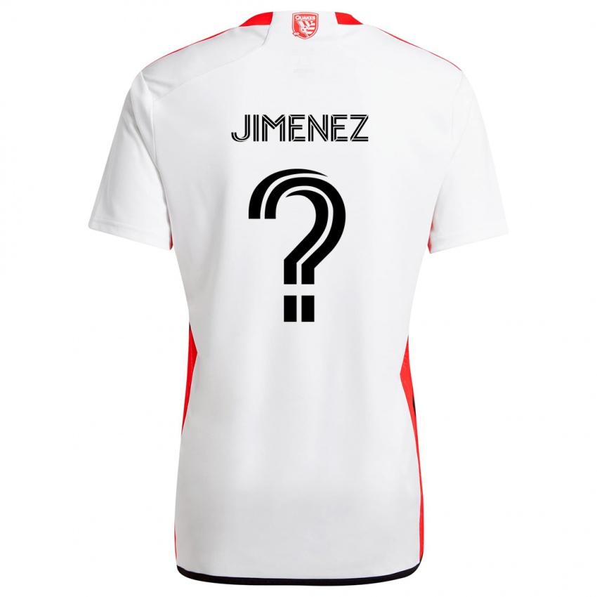 Kinder Kevin Jimenez #0 Weiß Rot Auswärtstrikot Trikot 2024/25 T-Shirt Österreich