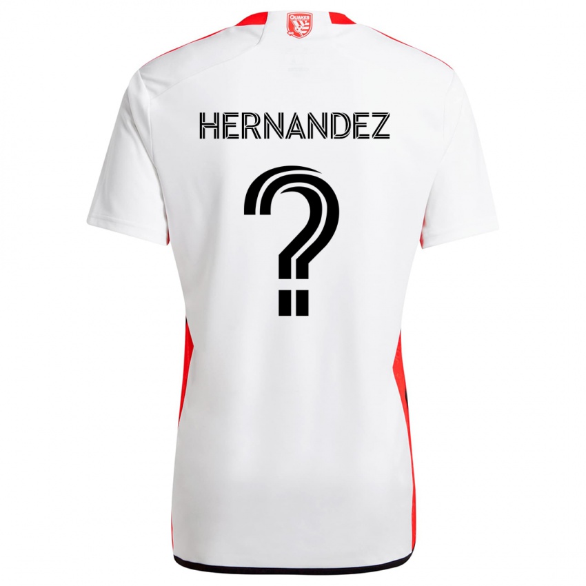 Kinder Oliver Hernandez #0 Weiß Rot Auswärtstrikot Trikot 2024/25 T-Shirt Österreich