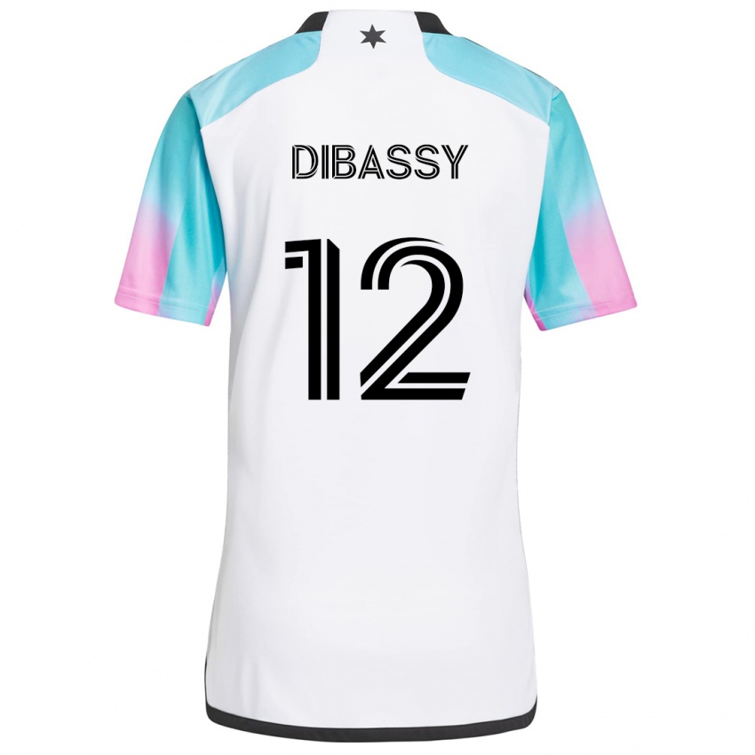 Kinder Bakaye Dibassy #12 Weiß Blau Schwarz Auswärtstrikot Trikot 2024/25 T-Shirt Österreich