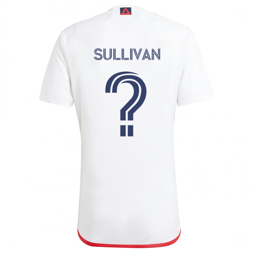 Kinder Mason Sullivan #0 Weiß Rot Auswärtstrikot Trikot 2024/25 T-Shirt Österreich