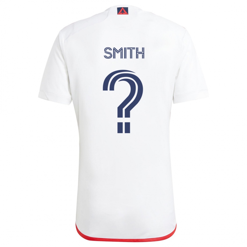 Kinder Braedon Smith #0 Weiß Rot Auswärtstrikot Trikot 2024/25 T-Shirt Österreich