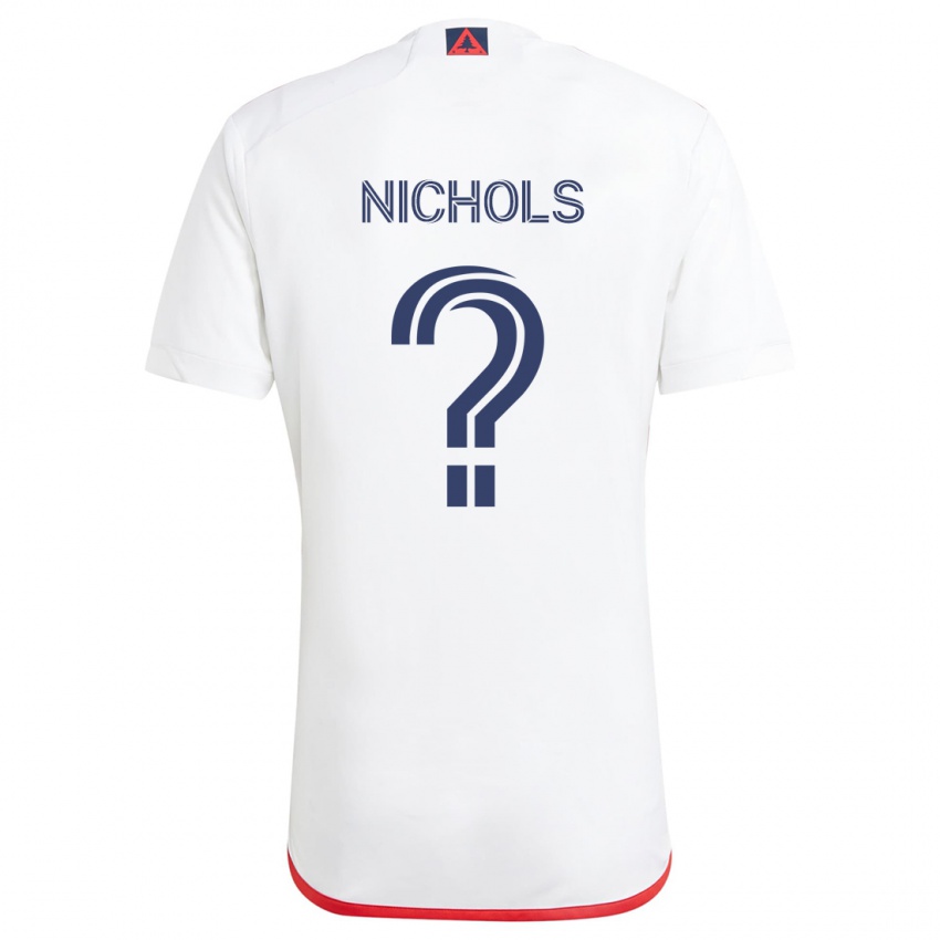 Kinder Robert Nichols #0 Weiß Rot Auswärtstrikot Trikot 2024/25 T-Shirt Österreich