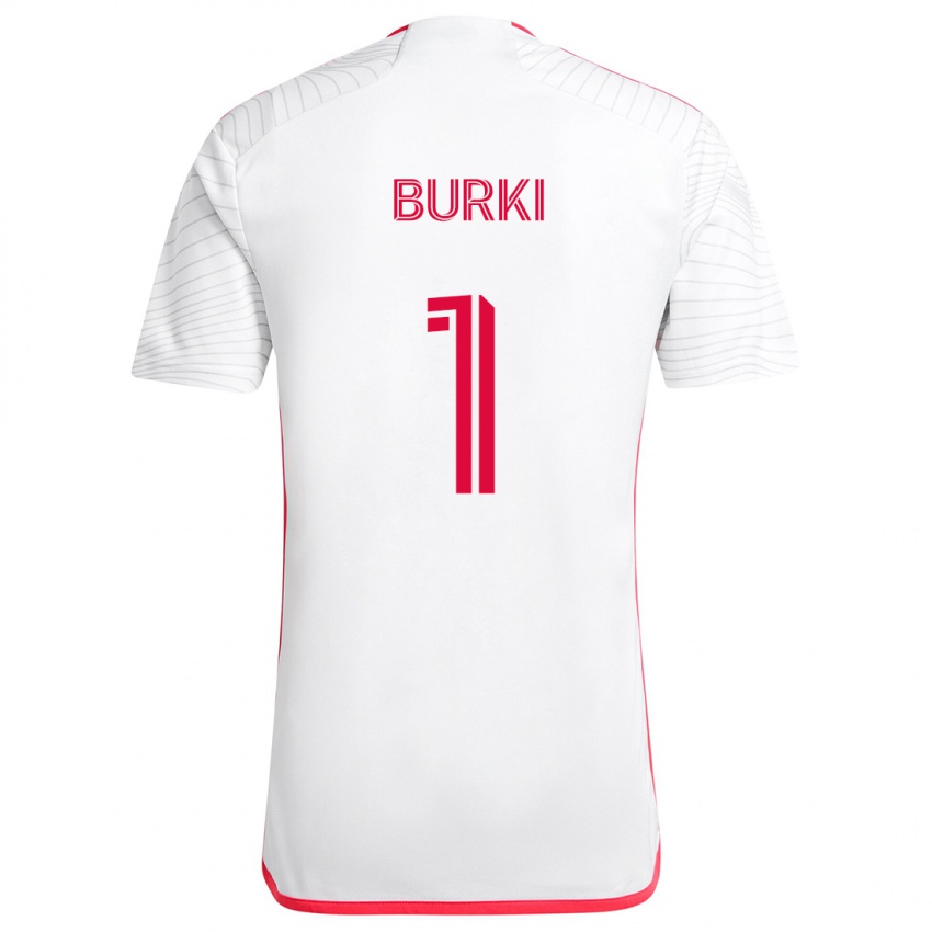 Kinder Roman Bürki #1 Weiß Rot Auswärtstrikot Trikot 2024/25 T-Shirt Österreich