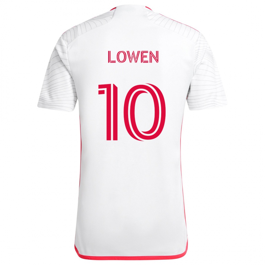 Kinder Eduard Löwen #10 Weiß Rot Auswärtstrikot Trikot 2024/25 T-Shirt Österreich