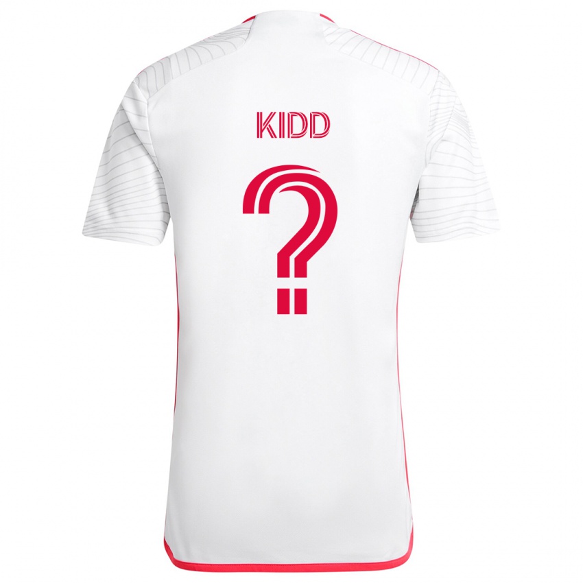 Kinder Matteo Kidd #0 Weiß Rot Auswärtstrikot Trikot 2024/25 T-Shirt Österreich