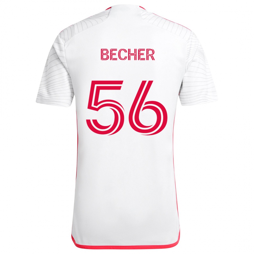 Kinder Ryan Becher #56 Weiß Rot Auswärtstrikot Trikot 2024/25 T-Shirt Österreich