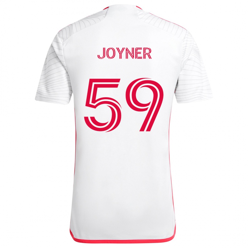 Kinder Mykhi Joyner #59 Weiß Rot Auswärtstrikot Trikot 2024/25 T-Shirt Österreich