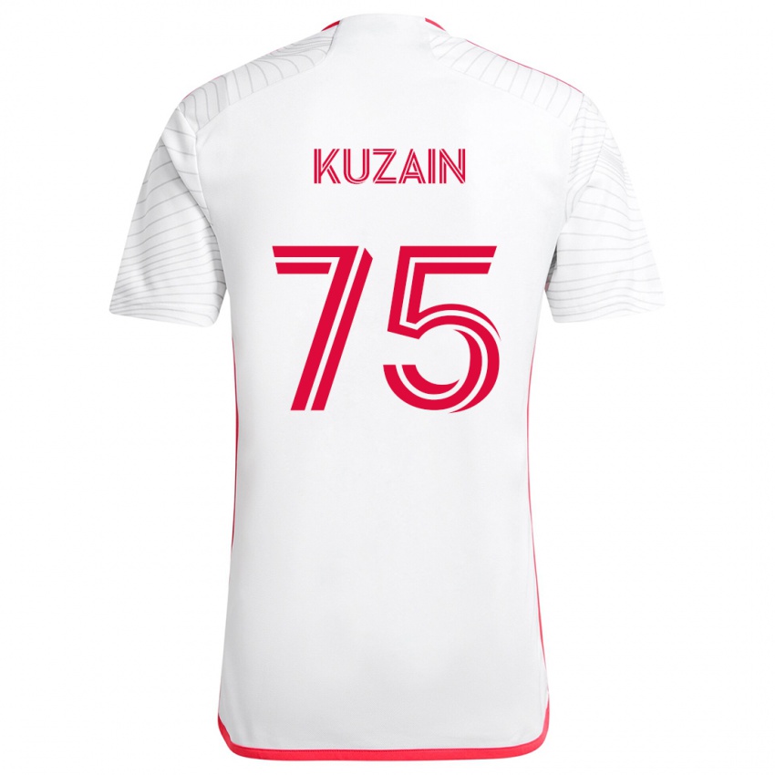 Kinder Wan Kuzain #75 Weiß Rot Auswärtstrikot Trikot 2024/25 T-Shirt Österreich