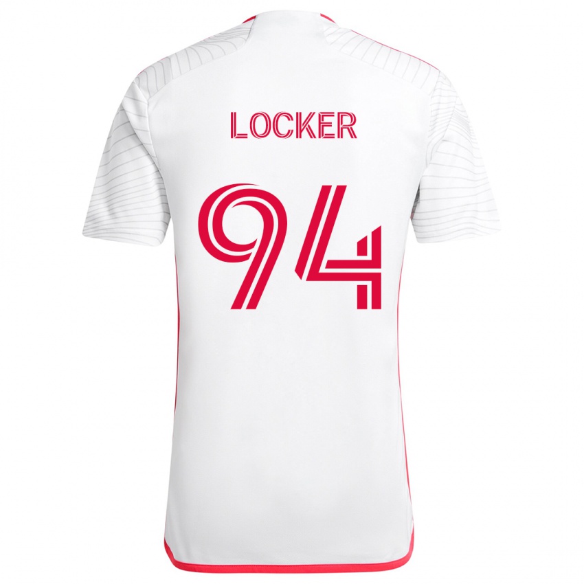 Kinder Carson Locker #94 Weiß Rot Auswärtstrikot Trikot 2024/25 T-Shirt Österreich