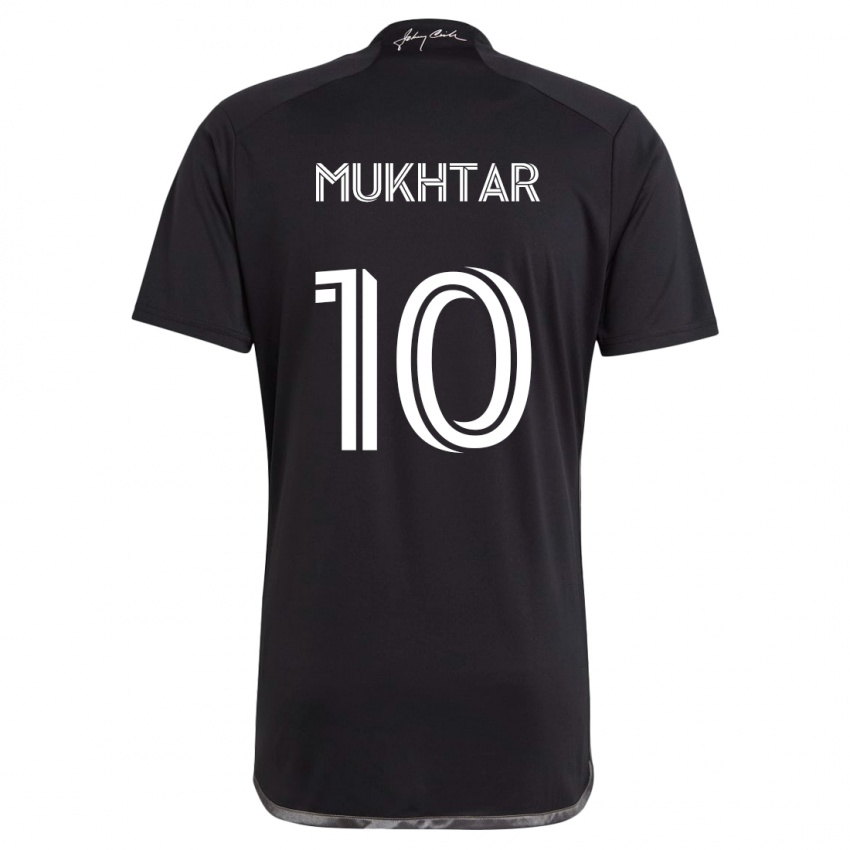 Kinder Hany Mukhtar #10 Schwarz Auswärtstrikot Trikot 2024/25 T-Shirt Österreich