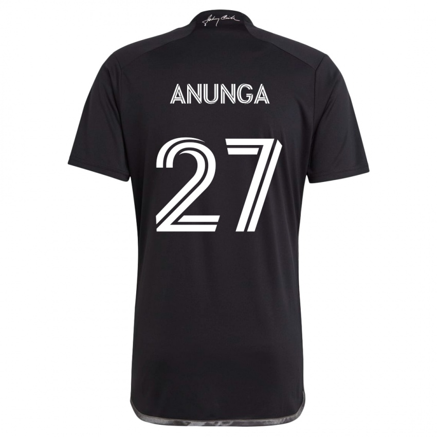 Kinder Tah Anunga #27 Schwarz Auswärtstrikot Trikot 2024/25 T-Shirt Österreich