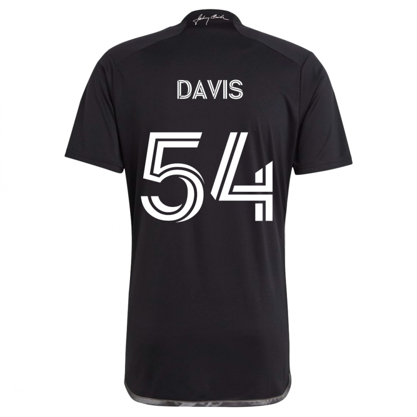 Kinder Sean Davis #54 Schwarz Auswärtstrikot Trikot 2024/25 T-Shirt Österreich