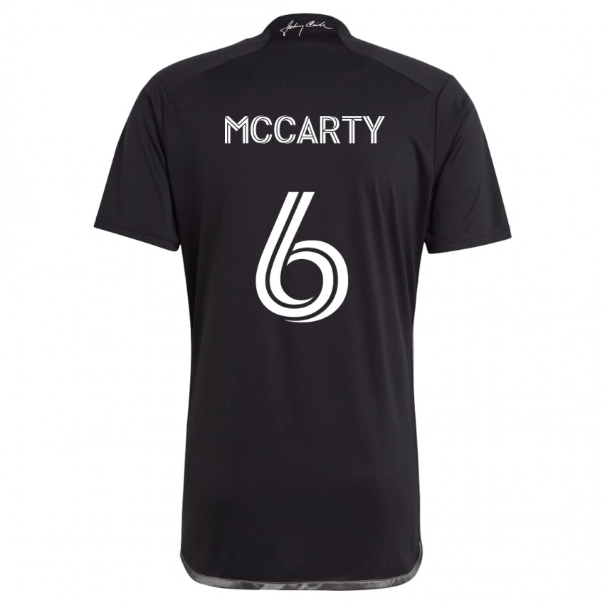 Kinder Dax Mccarty #6 Schwarz Auswärtstrikot Trikot 2024/25 T-Shirt Österreich