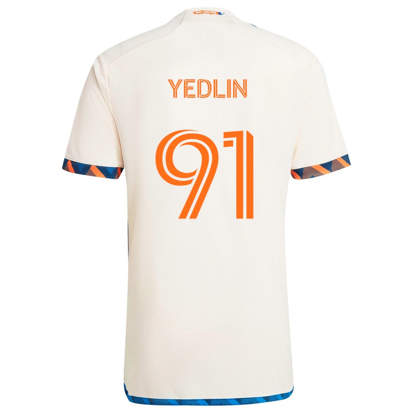 Kinder Deandre Yedlin #91 Weiß Orange Auswärtstrikot Trikot 2024/25 T-Shirt Österreich