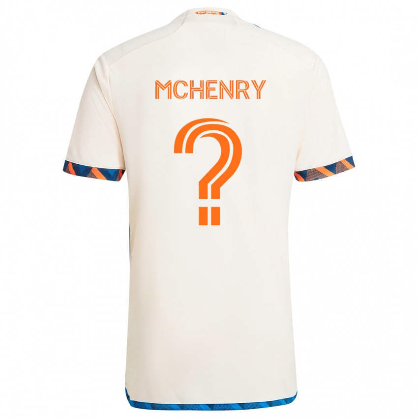 Kinder Nicholas Mchenry #0 Weiß Orange Auswärtstrikot Trikot 2024/25 T-Shirt Österreich