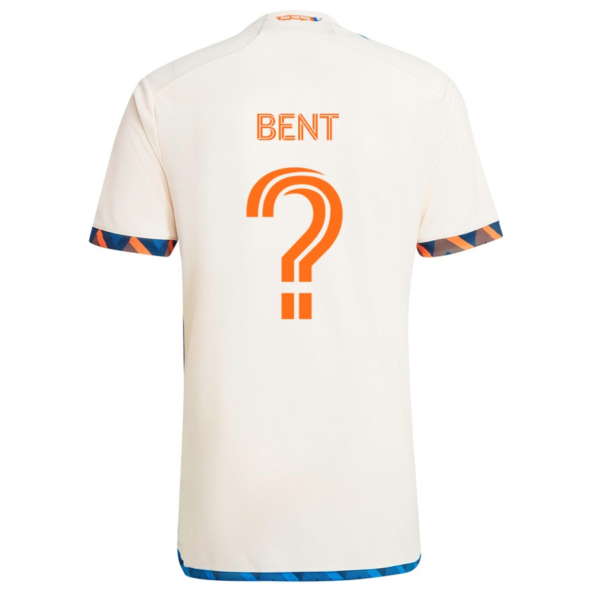 Kinder Brandon Bent #0 Weiß Orange Auswärtstrikot Trikot 2024/25 T-Shirt Österreich