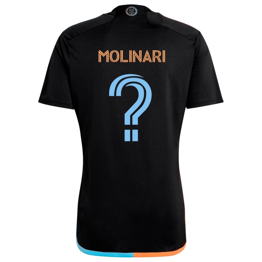 Kinder Peter Molinari #0 Schwarz Orange Blau Auswärtstrikot Trikot 2024/25 T-Shirt Österreich