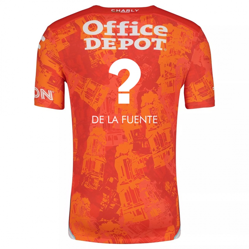 Kinder Paulino De La Fuente #0 Orange Weiß Auswärtstrikot Trikot 2024/25 T-Shirt Österreich