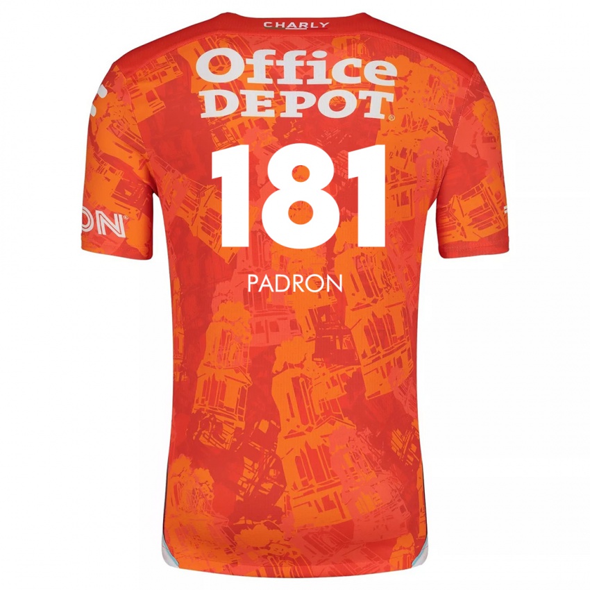 Kinder Romeo Padrón #181 Orange Weiß Auswärtstrikot Trikot 2024/25 T-Shirt Österreich