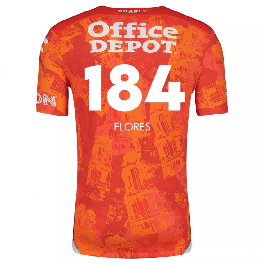 Kinder Jason Flores #184 Orange Weiß Auswärtstrikot Trikot 2024/25 T-Shirt Österreich