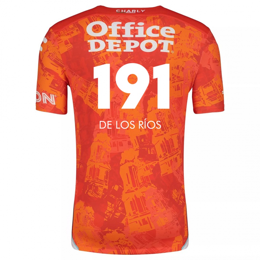 Kinder Sergio De Los Ríos #191 Orange Weiß Auswärtstrikot Trikot 2024/25 T-Shirt Österreich