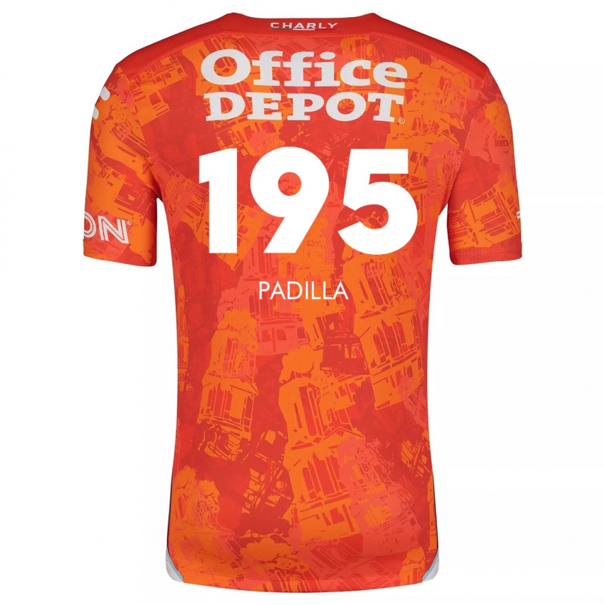 Kinder Ángel Padilla #195 Orange Weiß Auswärtstrikot Trikot 2024/25 T-Shirt Österreich