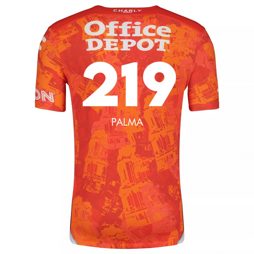 Kinder Pablo Palma #219 Orange Weiß Auswärtstrikot Trikot 2024/25 T-Shirt Österreich