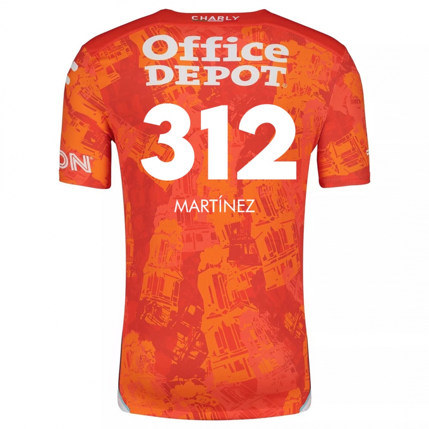 Kinder Ulises Martínez #312 Orange Weiß Auswärtstrikot Trikot 2024/25 T-Shirt Österreich