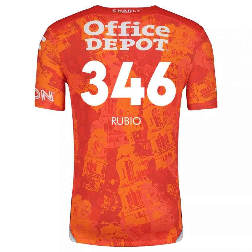 Kinder Mateo Rubio #346 Orange Weiß Auswärtstrikot Trikot 2024/25 T-Shirt Österreich