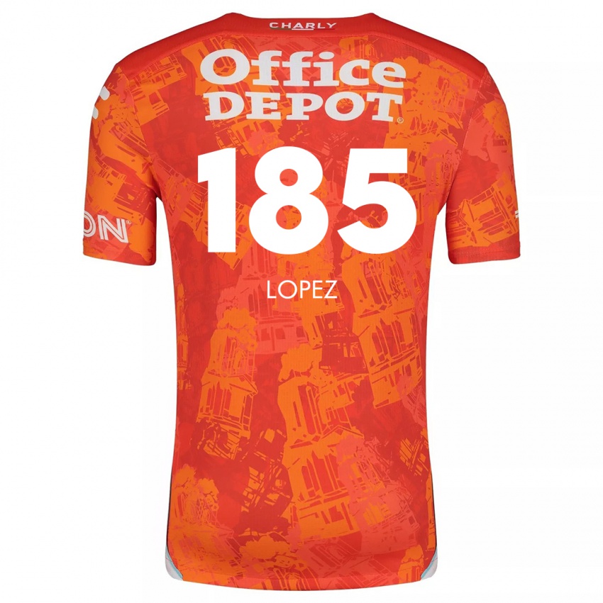 Kinder René López #185 Orange Weiß Auswärtstrikot Trikot 2024/25 T-Shirt Österreich