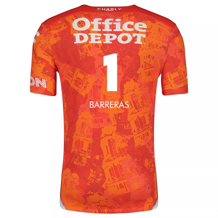 Kinder Esthefanny Barreras #1 Orange Weiß Auswärtstrikot Trikot 2024/25 T-Shirt Österreich