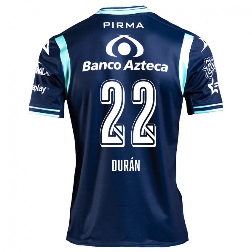 Kinder Rafael Durán #22 Navy Blau Auswärtstrikot Trikot 2024/25 T-Shirt Österreich