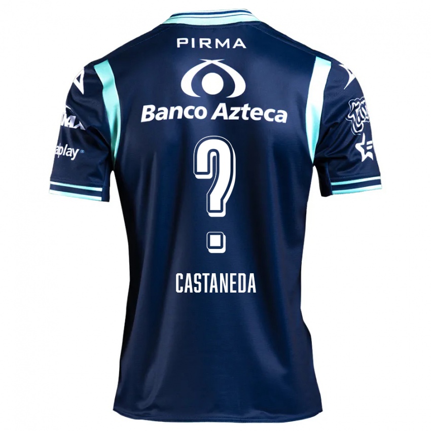 Kinder Christian Castañeda #0 Navy Blau Auswärtstrikot Trikot 2024/25 T-Shirt Österreich