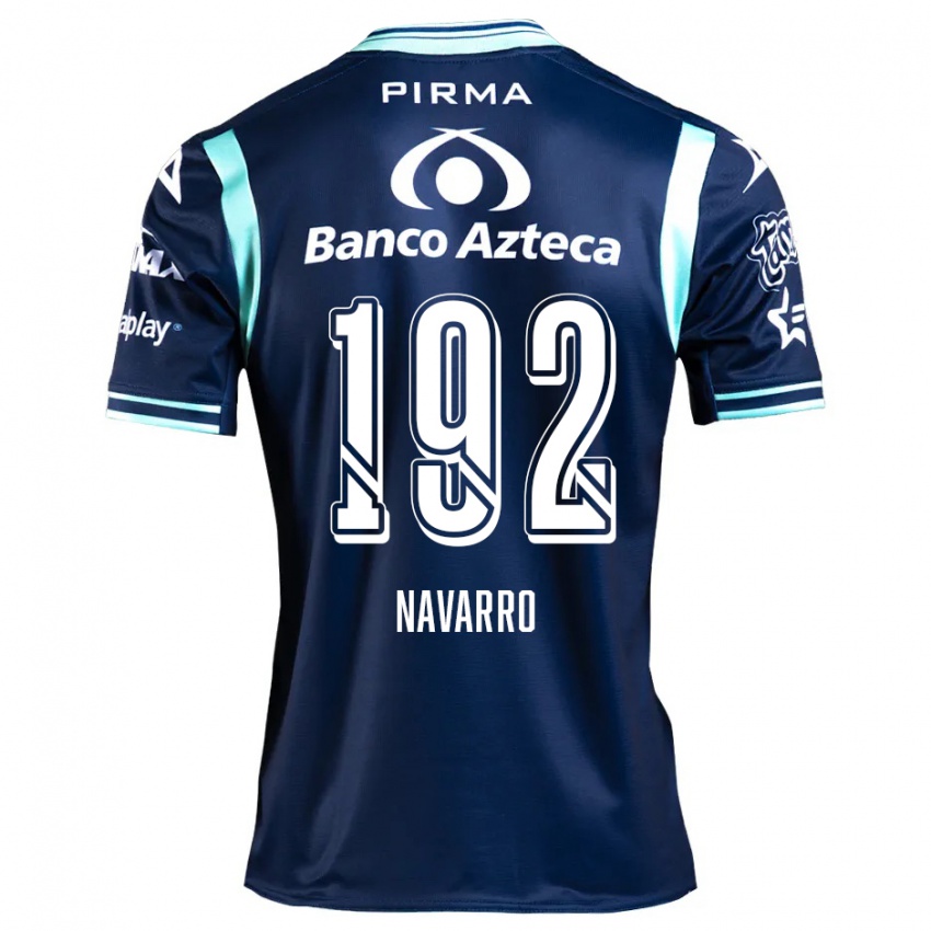 Kinder Eduardo Navarro #192 Navy Blau Auswärtstrikot Trikot 2024/25 T-Shirt Österreich