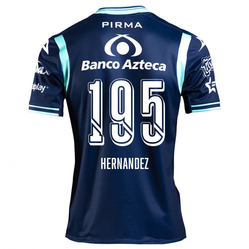 Kinder Daniel Hernández #195 Navy Blau Auswärtstrikot Trikot 2024/25 T-Shirt Österreich