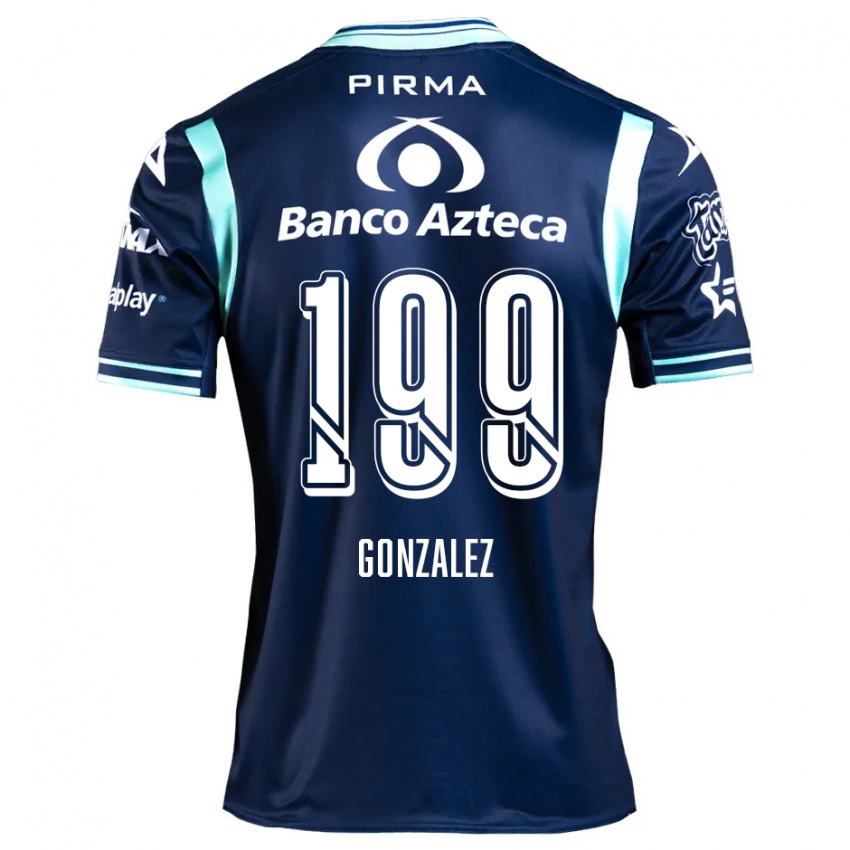 Kinder Samuel González #199 Navy Blau Auswärtstrikot Trikot 2024/25 T-Shirt Österreich