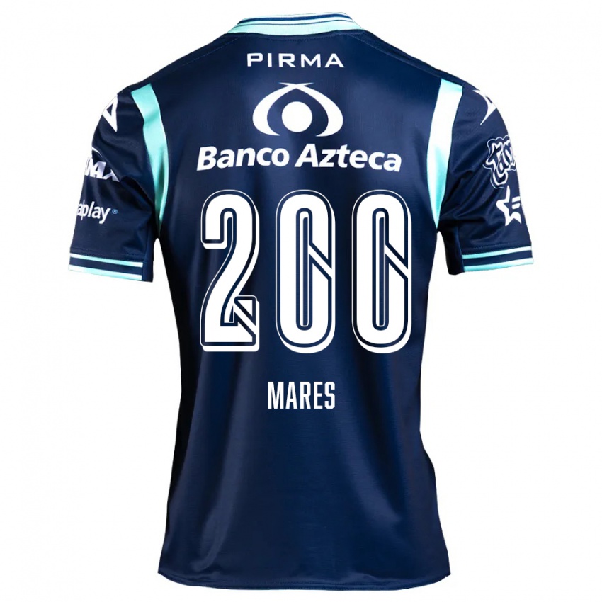 Kinder Cristian Mares #200 Navy Blau Auswärtstrikot Trikot 2024/25 T-Shirt Österreich