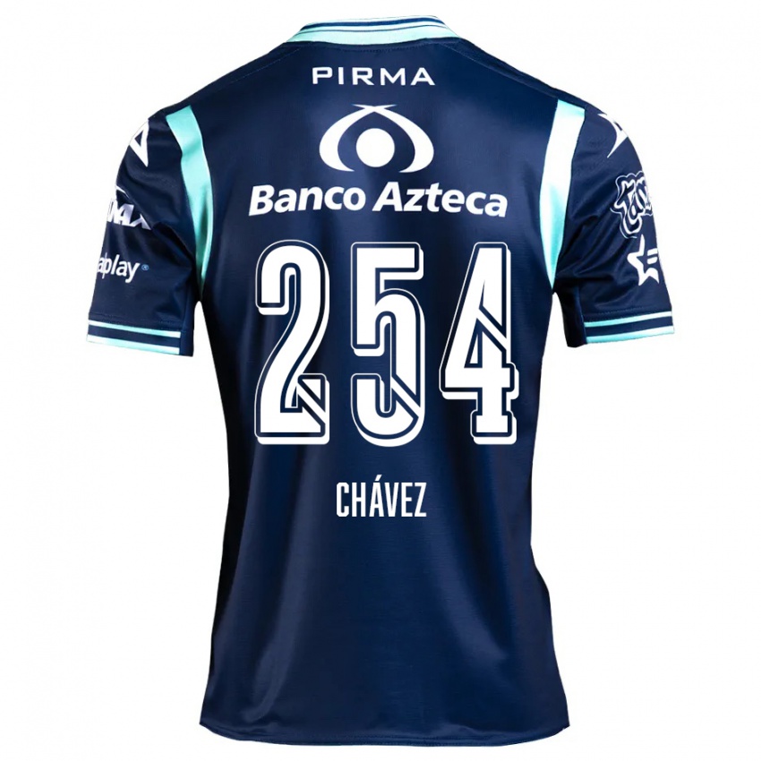 Kinder José Chávez #254 Navy Blau Auswärtstrikot Trikot 2024/25 T-Shirt Österreich