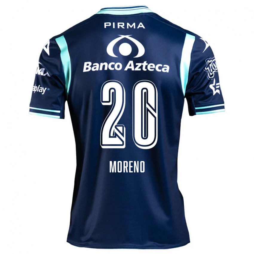 Kinder Ximena Moreno #20 Navy Blau Auswärtstrikot Trikot 2024/25 T-Shirt Österreich