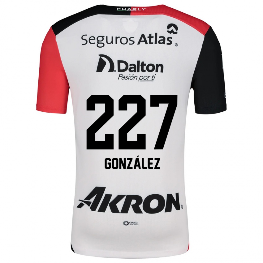 Kinder Rodolfo González #227 Weiß Rot Schwarz Auswärtstrikot Trikot 2024/25 T-Shirt Österreich