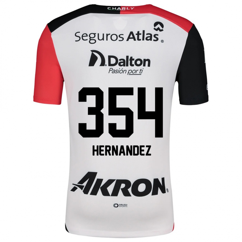 Kinder Daniel Hernández #354 Weiß Rot Schwarz Auswärtstrikot Trikot 2024/25 T-Shirt Österreich