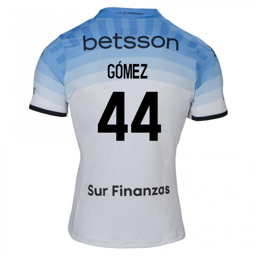 Kinder Francisco Gómez #44 Weiß Blau Schwarz Auswärtstrikot Trikot 2024/25 T-Shirt Österreich